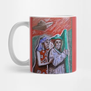 Saint-Tropez UFO Alien Invasion VI Mug